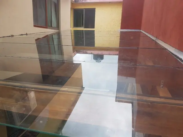 Pérgola de madera con cubierta de cristal — foto 6