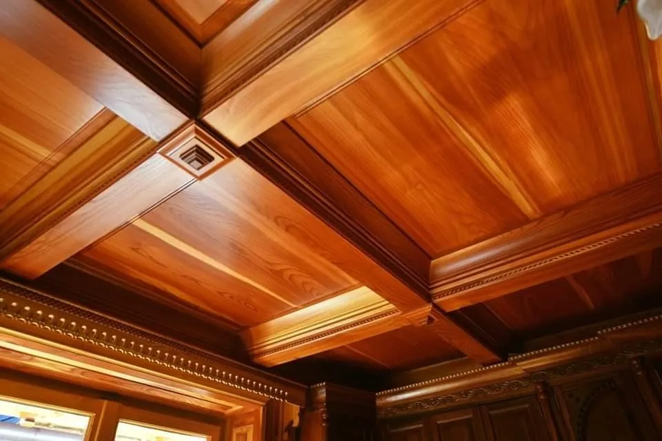 Techo artesonado de madera — foto 2